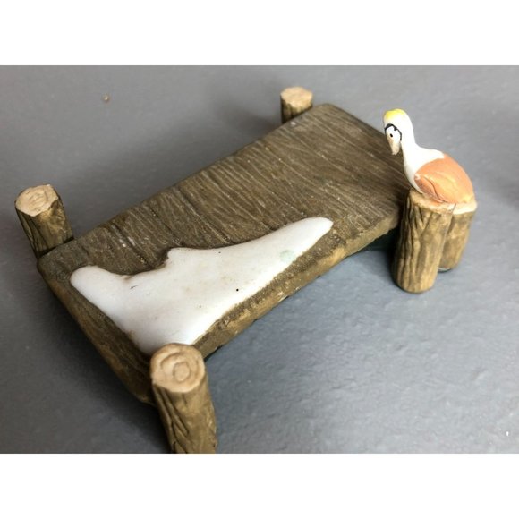 Pacific Rim Christmas Village Accessories Boardwalk Dock Snow Pelicans Piling - Picture 5 of 15